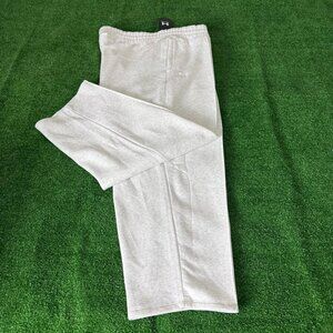 Under Armour Rival Fleece Pintuck Heather Gray Jogger Ankle Pants Plus 2XL NWT